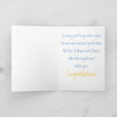 Gefeliciteerd tweeling kaart (Binnen)