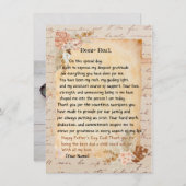 Gefeliciteerd Vader kaart (Voorkant / Achterkant)