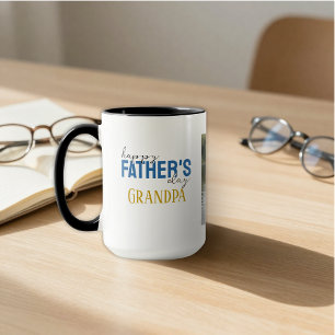 Gefeliciteerd Vaderdag Opa Wij Liefhebben Jou Blau Mok