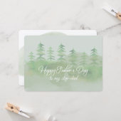 Gefeliciteerd Vaderdag Stiefvader Kaart (Voorkant / Achterkant in situ)