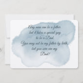 Gefeliciteerd Vaderdag Stiefvader Kaart (Achterkant)