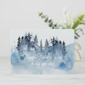 Gefeliciteerd Vaderdag Stiefvader Kaart (Staand voorkant)