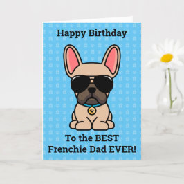Gefeliciteerd van Dog Light Fawn Franse Bulldog Kaart