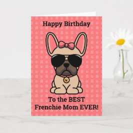 Gefeliciteerd van Dog Light Fawn Franse Bulldog Kaart