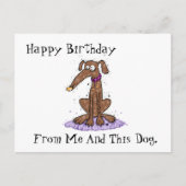 Gefeliciteerd van mij briefkaart (Voorkant)