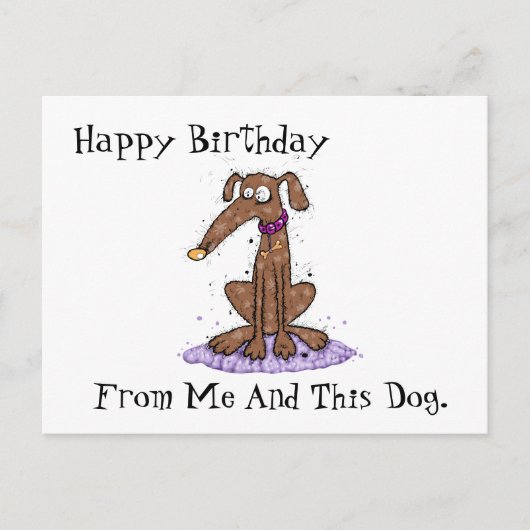 Gefeliciteerd van mij briefkaart (Voorkant)