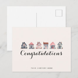 Gefeliciteerd Vastgoed Nieuwe Huiseigenaar Briefkaart