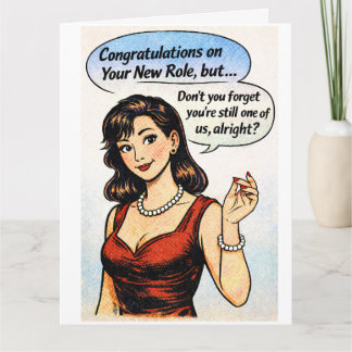 Gefeliciteerd! Vergeet ons niet! Bedankkaart