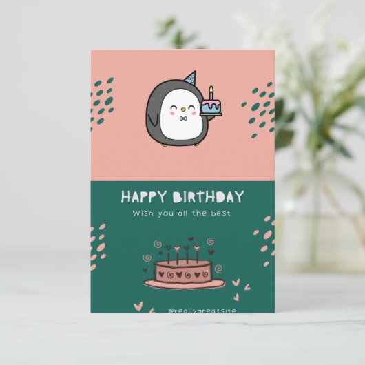 Gefeliciteerd verjaardag (Staand voorkant)