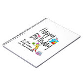 Gefeliciteerd verjaardag aan de beste moeder ter w notitieboek (Linkerzijde)