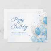 Gefeliciteerd verjaardag aan jou  briefkaart (Voorkant / Achterkant)