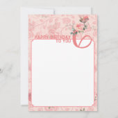 Gefeliciteerd verjaardag aan jou : juni geboortebl aankondiging (Achterkant)