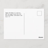 Gefeliciteerd Verjaardag Aangepast Windows 95 Comp Briefkaart (Achterkant)