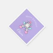 Gefeliciteerd Verjaardag Aangepaste Tekst Cute Reg Servet (Hoek)