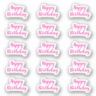 Gefeliciteerd Verjaardag Aangepaste Tekst Leeftijd Sticker