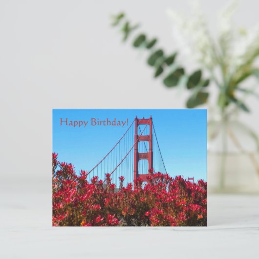 Gefeliciteerd verjaardag! Ansichtkaart Briefkaart (Staand voorkant)