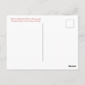 Gefeliciteerd verjaardag! Ansichtkaart Briefkaart (Achterkant)