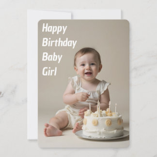 Gefeliciteerd Verjaardag Baby Meisje - Downloadbaa Kaart