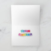 Gefeliciteerd verjaardag, beroemd schilderij Poppy Kaart (Binnen)