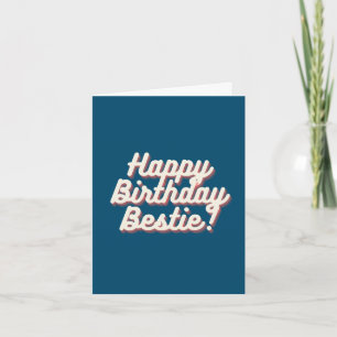 Gefeliciteerd Verjaardag Beste Vriendin Teal Kaart