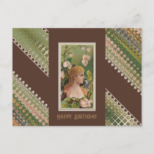 Gefeliciteerd Verjaardag Bloemige Schoonheden Briefkaart