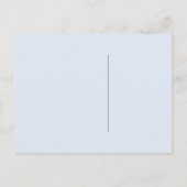 Gefeliciteerd verjaardag! Blue Brush Script Briefkaart (Achterkant)