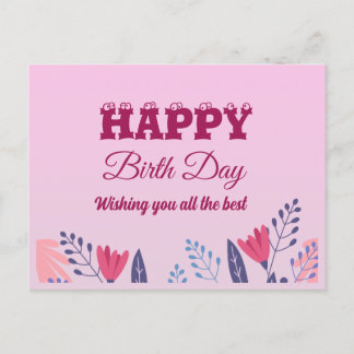 Gefeliciteerd verjaardag 😍😍😍 briefkaart