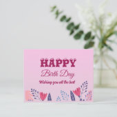 Gefeliciteerd verjaardag 😍😍😍 briefkaart (Staand voorkant)