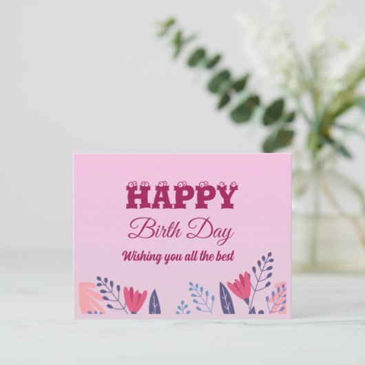 Gefeliciteerd verjaardag 😍😍😍 briefkaart (Staand voorkant)