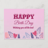 Gefeliciteerd verjaardag 😍😍😍 briefkaart (Voorkant)