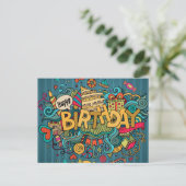 Gefeliciteerd verjaardag briefkaart (Staand voorkant)
