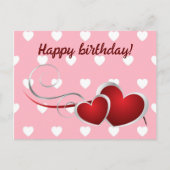 Gefeliciteerd verjaardag! briefkaart (Voorkant)