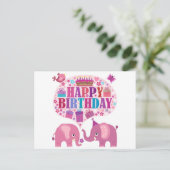 Gefeliciteerd verjaardag briefkaart (Staand voorkant)