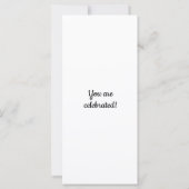 Gefeliciteerd verjaardag Carol Kaart (Achterkant)