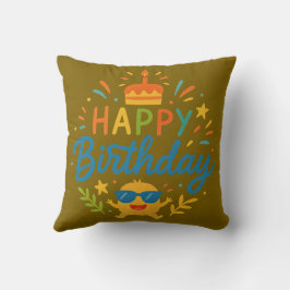 Gefeliciteerd Verjaardag | Cute Sunshine Kussenslo Kussen