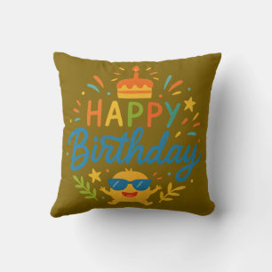Gefeliciteerd Verjaardag Cute Sunshine Kussenslo Kussen