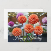 Gefeliciteerd verjaardag Dahlia Rose Toscano #1 An Briefkaart (Voorkant / Achterkant)