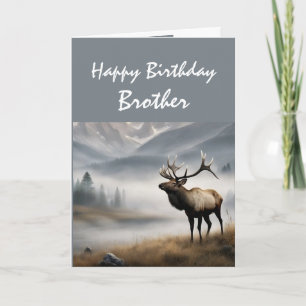 Gefeliciteerd Verjaardag Eland Broer die Uitmunten Kaart