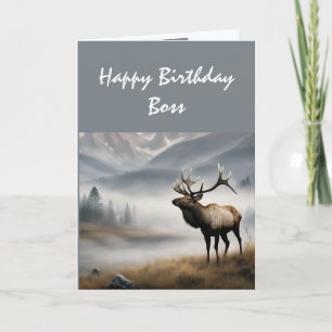Gefeliciteerd Verjaardag Elite Baas die Uitmuntend Kaart