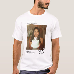Gefeliciteerd Verjaardag Elke Leeftijd Persoonlijk T-shirt
