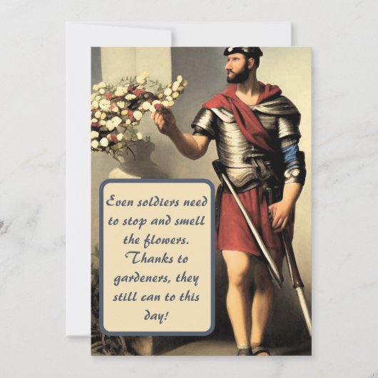 Gefeliciteerd verjaardag, geweldige tuinman! Verja Kaart (Voorkant)