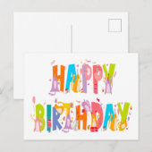 Gefeliciteerd Verjaardag Grappige Kattenliefhebber Briefkaart (Voorkant / Achterkant)