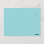 Gefeliciteerd Verjaardag Grote Witte Haai Cartoon Briefkaart (Achterkant)