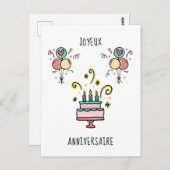 Gefeliciteerd verjaardag | Happy Birthday Briefkaart (Voorkant / Achterkant)