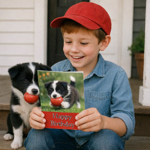 Gefeliciteerd Verjaardag Hond Liefhebber Kinderen  Kaart
