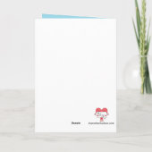 Gefeliciteerd verjaardag in het Swahili: Rode blan Kaart (Achterkant)