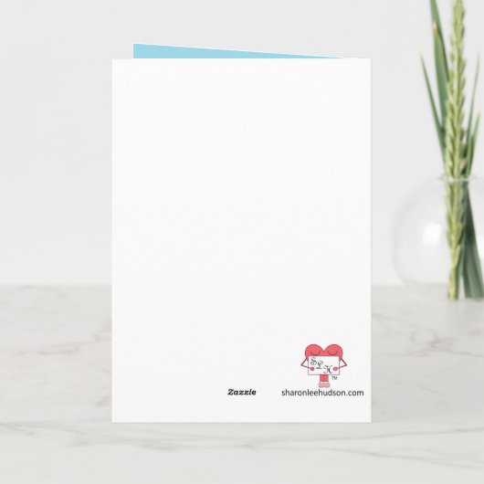 Gefeliciteerd verjaardag in het Swahili: Rode blan Kaart (Achterkant)