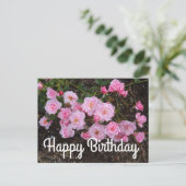 Gefeliciteerd verjaardag Jeanne LaJoie Rose #1 Ans Briefkaart (Staand voorkant)