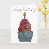Gefeliciteerd verjaardag! kaart (Gele Bloem)