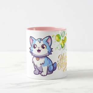 Gefeliciteerd Verjaardag Kat Koffiemok – Leuke Cad Mok